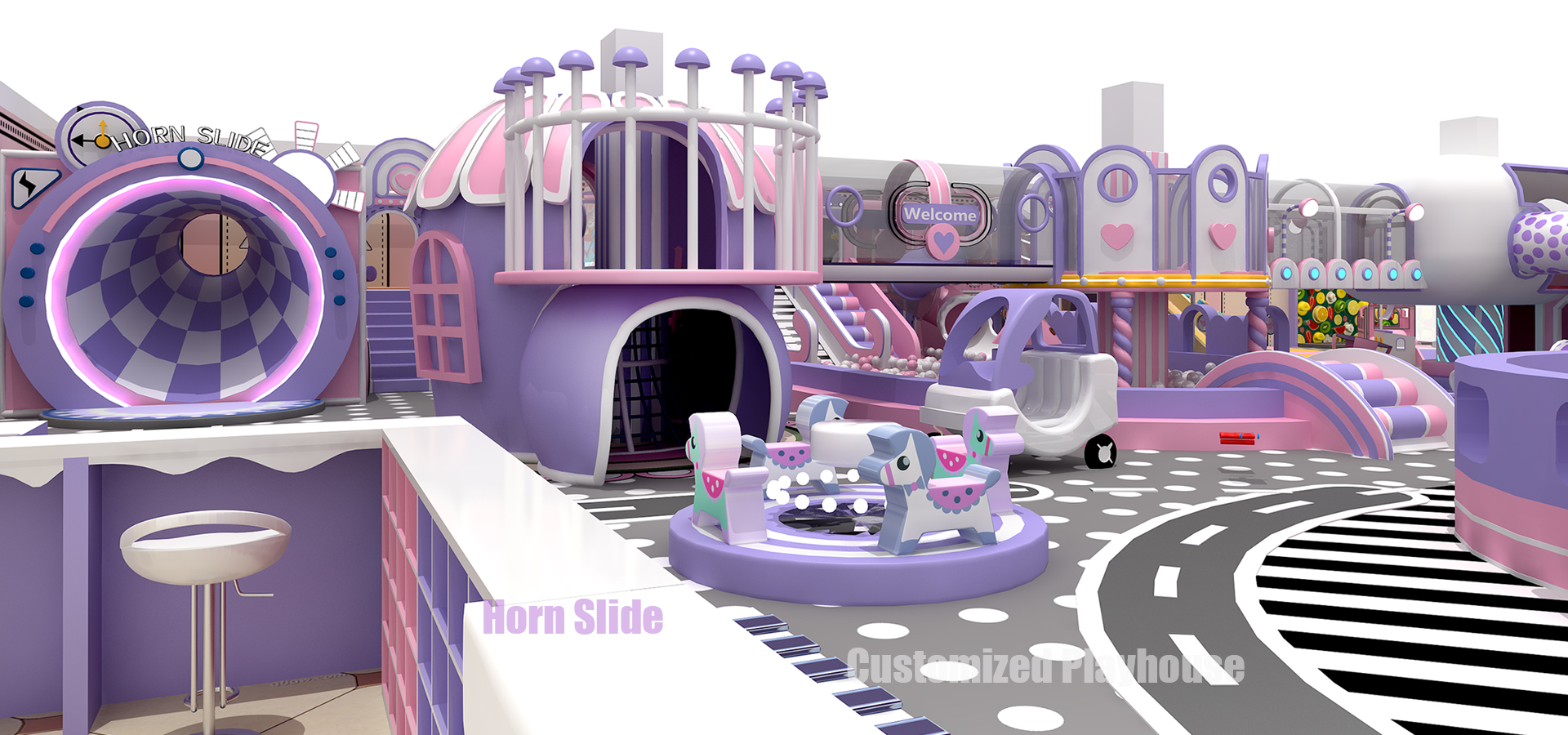 Indoor Playground customized Free Design